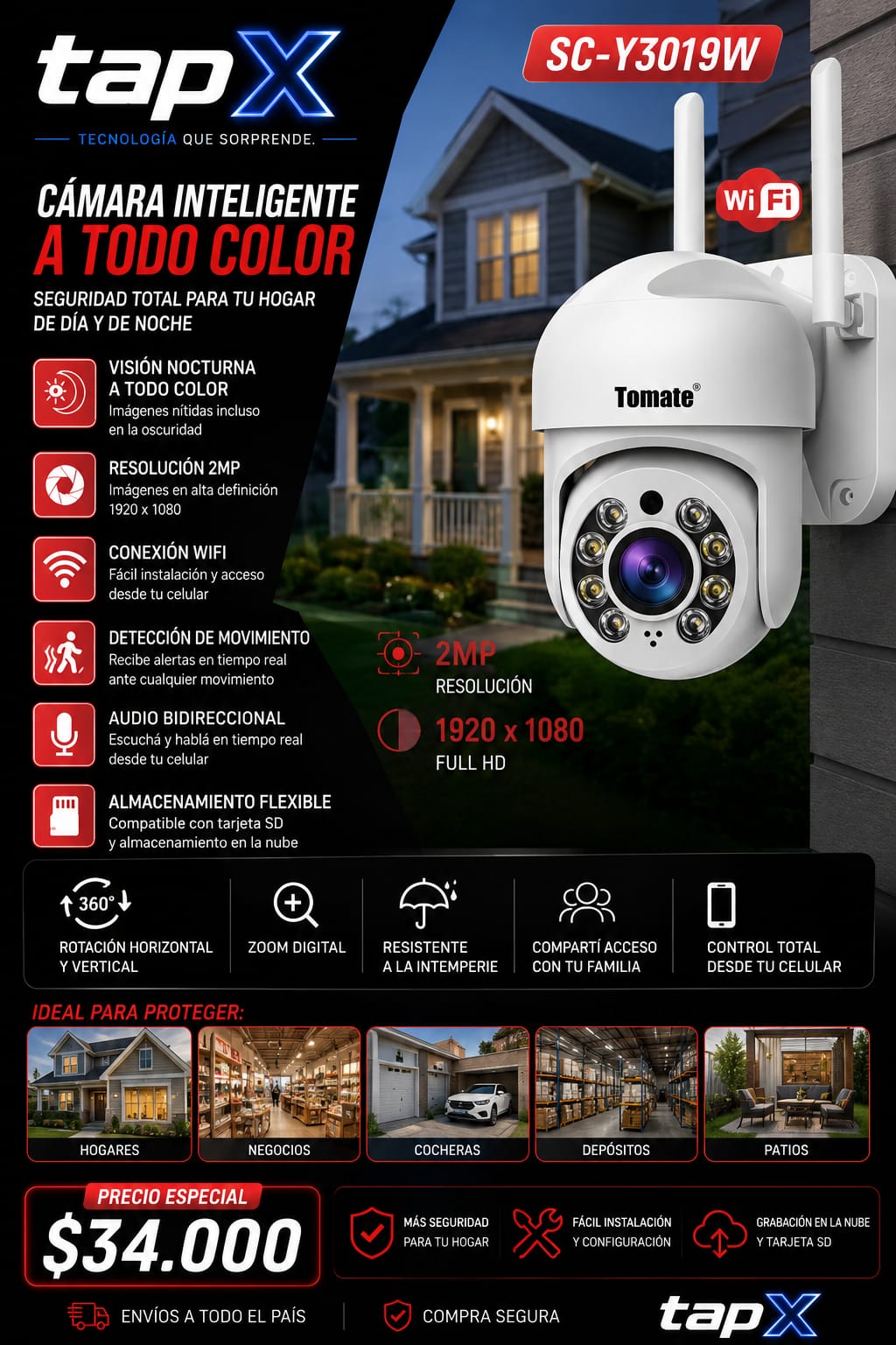CAMARA DE SEGURIDAD IP