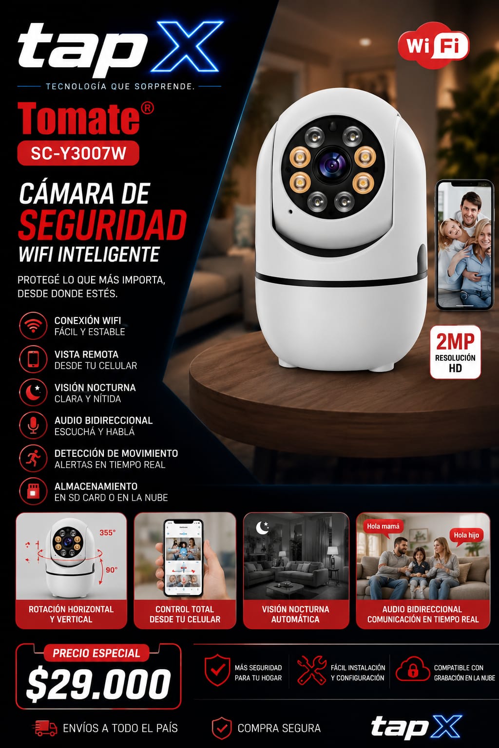 CAMARA DE SEGURIDAD IP